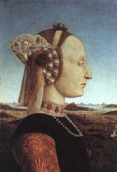 Piero della Francesca The Duchess of Urbino Sweden oil painting art